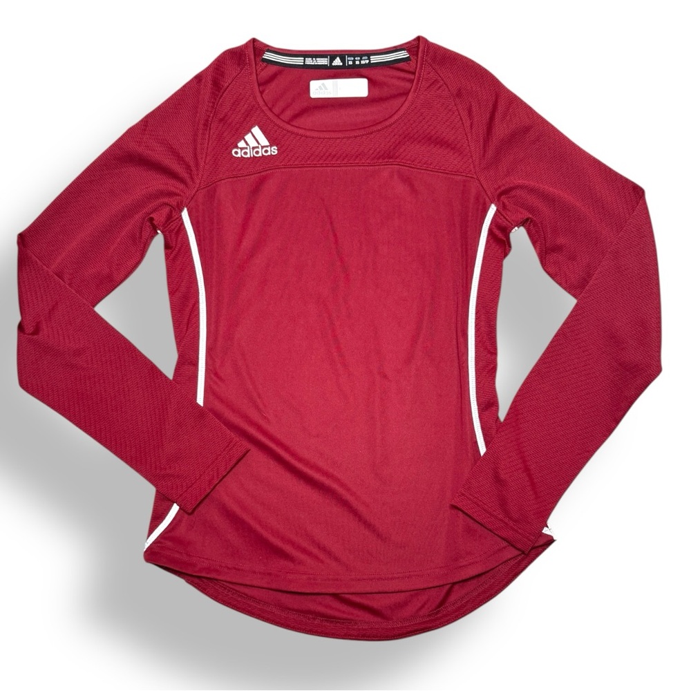 adidas Women's Red Long Sleeve Top